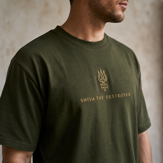 Shiva The Destroyer - Premium Oversized T-shirt (240 GSM)