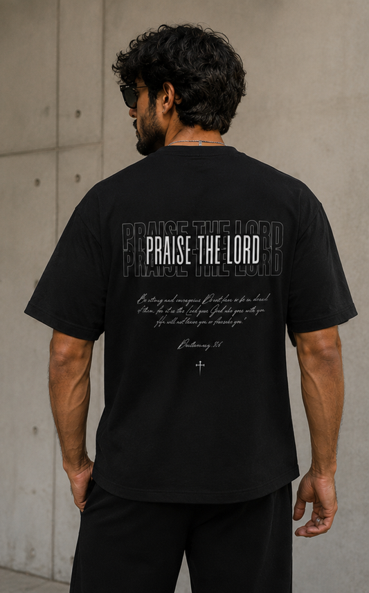 Praise The Lord - Premium Oversized Tee (240 GSM)