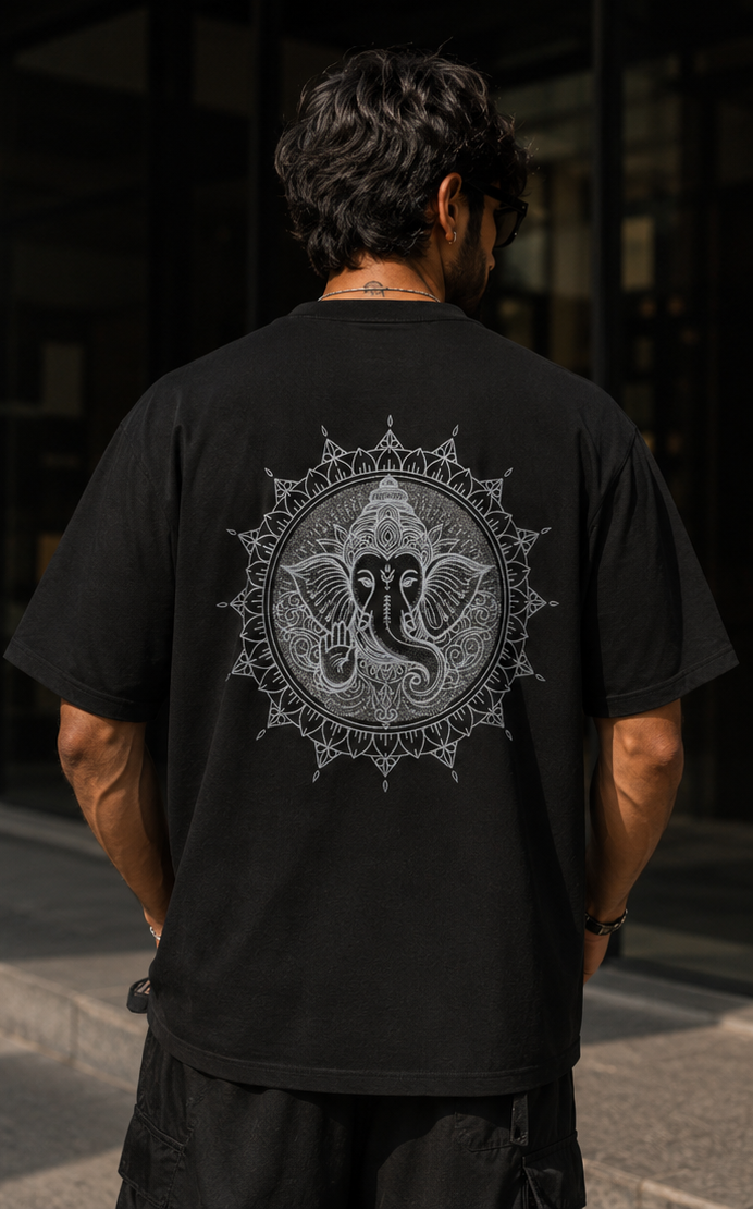 Lord Ganesha - Premium Oversized T-shirt