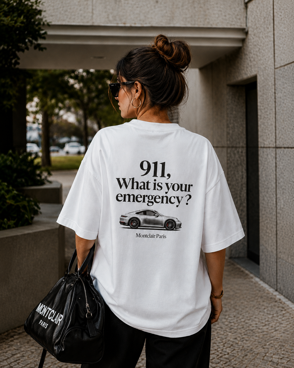 911 What Is Your Emergency - Premium Unisex Oversized T-shirt (240 GSM)