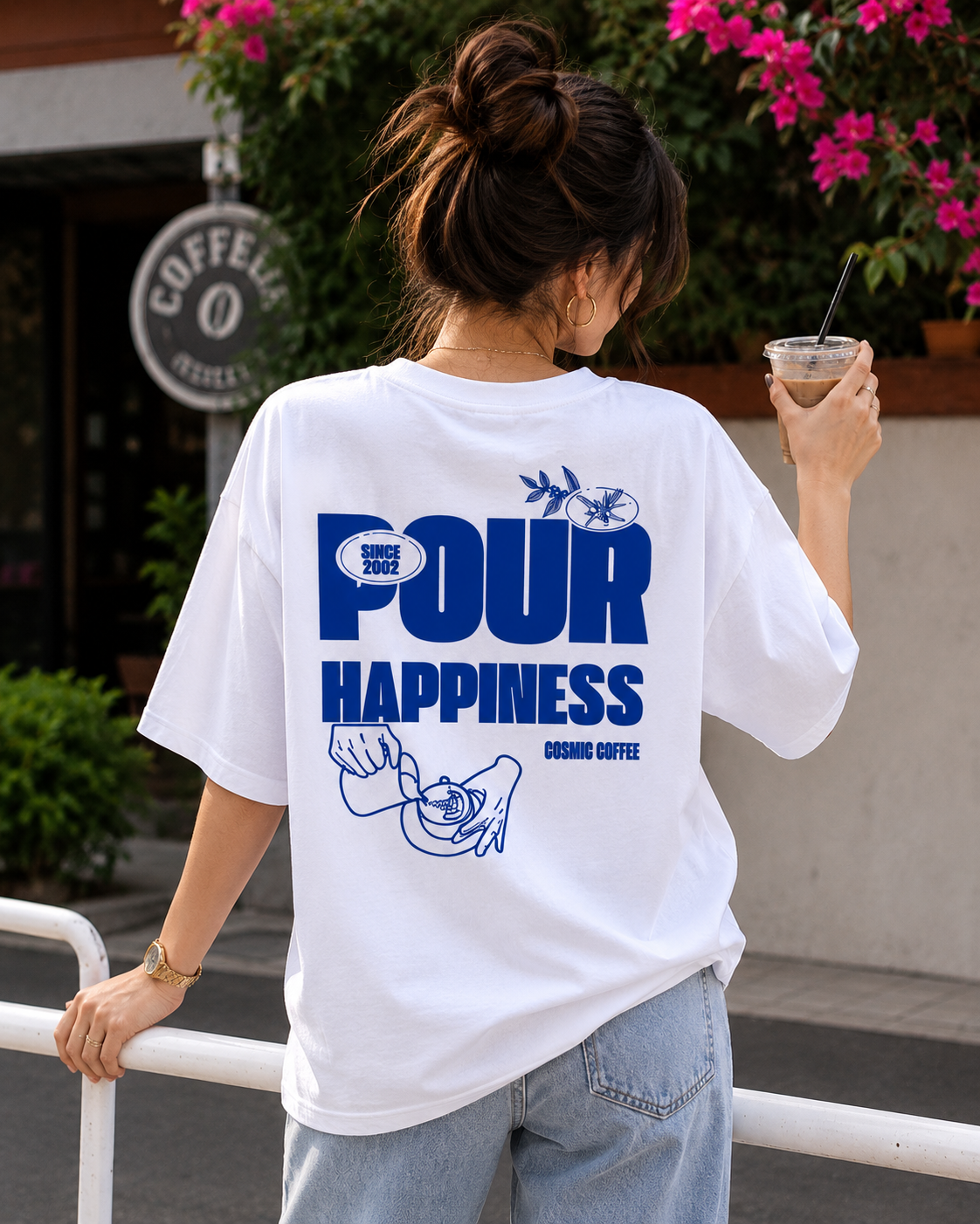 Caffeinated - Premium Oversized T-Shirt (240 GSM)