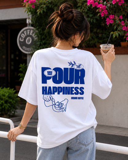 Caffeinated - Premium Oversized T-Shirt (240 GSM)