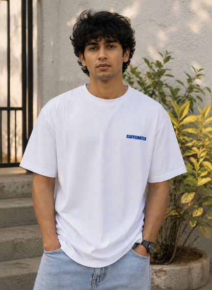 Caffeinated - Premium Oversized T-Shirt (240 GSM)