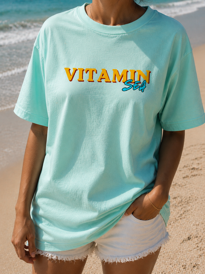 Vitamin Sea - Premium Oversized Mint T-Shirt
